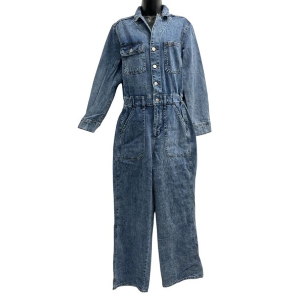 NWT Universal Thread Denim Utility Jumpsuit Size 6/R - Picture 1 of 6